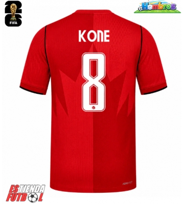 Canadá Ismael Kone #8 Primera Equipación Mundial 2026 Manga Corta